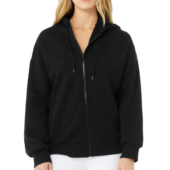 ALO Yoga Sweaters - Alo Hype Full Zip Hoodie